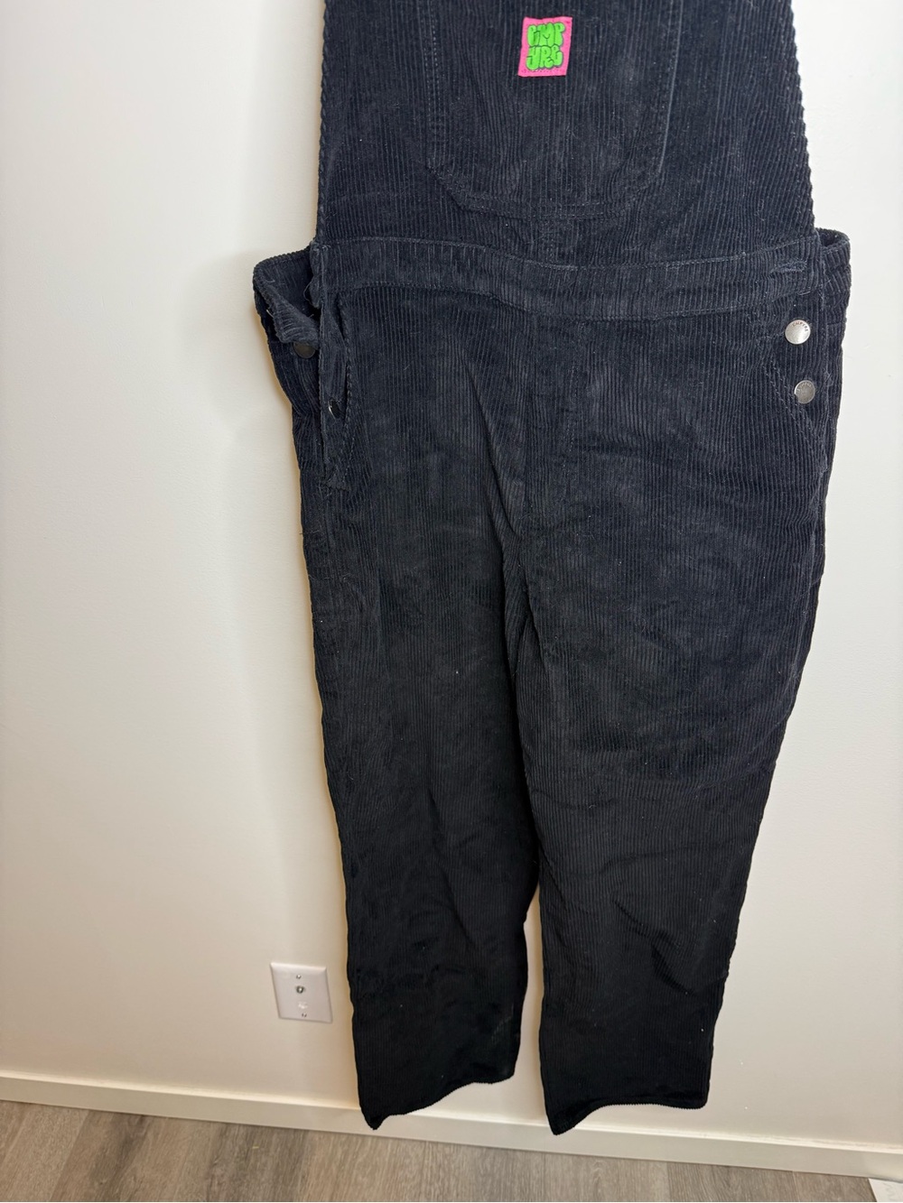 90s Cordoroy Empyre Overalls black size XL - Picture 3 of 8